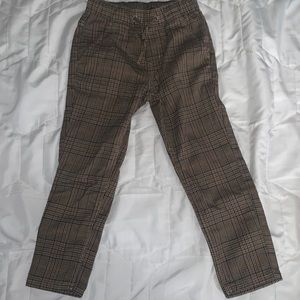 h&m plaid toddler plants